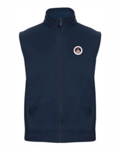 Sanawar Crest Sleeveless Zipper Jacket